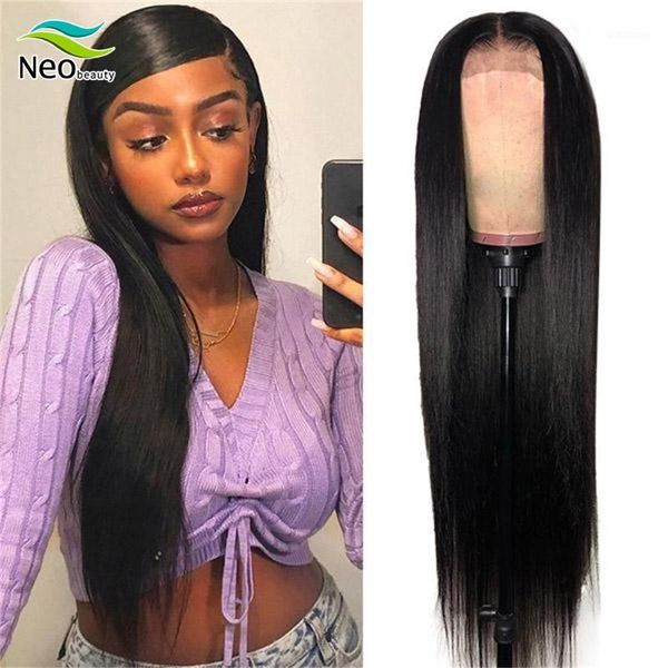 13*4 straight lace front human hair wigs with baby brazilian remy wig for black women pre-plucked wig1, Black;brown